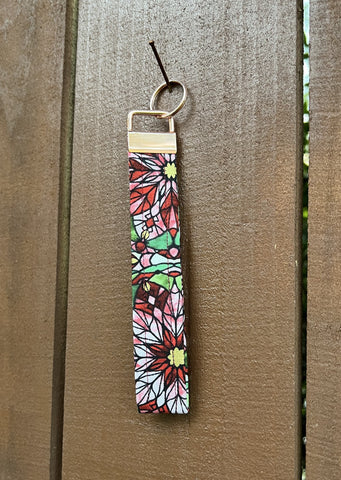 Christmas Stained Glass Keychain