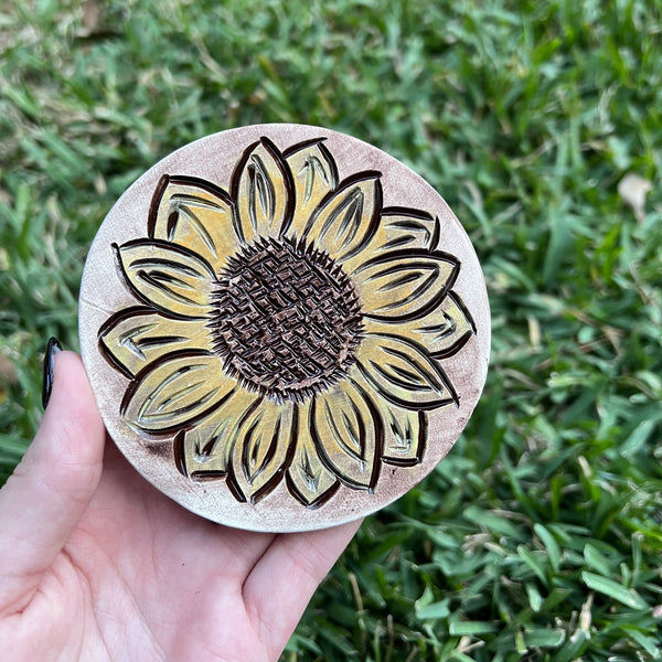 Sunflower Coaster