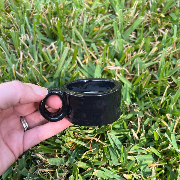 Mini Black Mug Tea Light