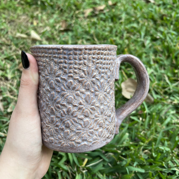 Purple Speckled Coffee Mug