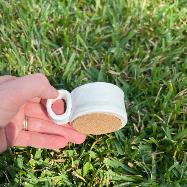 Mini White Mug Tea Light
